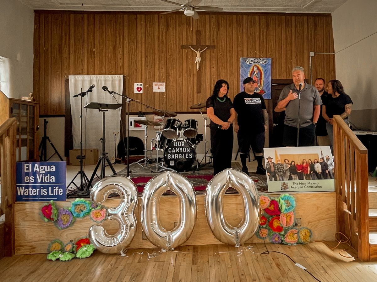 Deb at  Embudo Valley community to celebrate 300 years of acequias